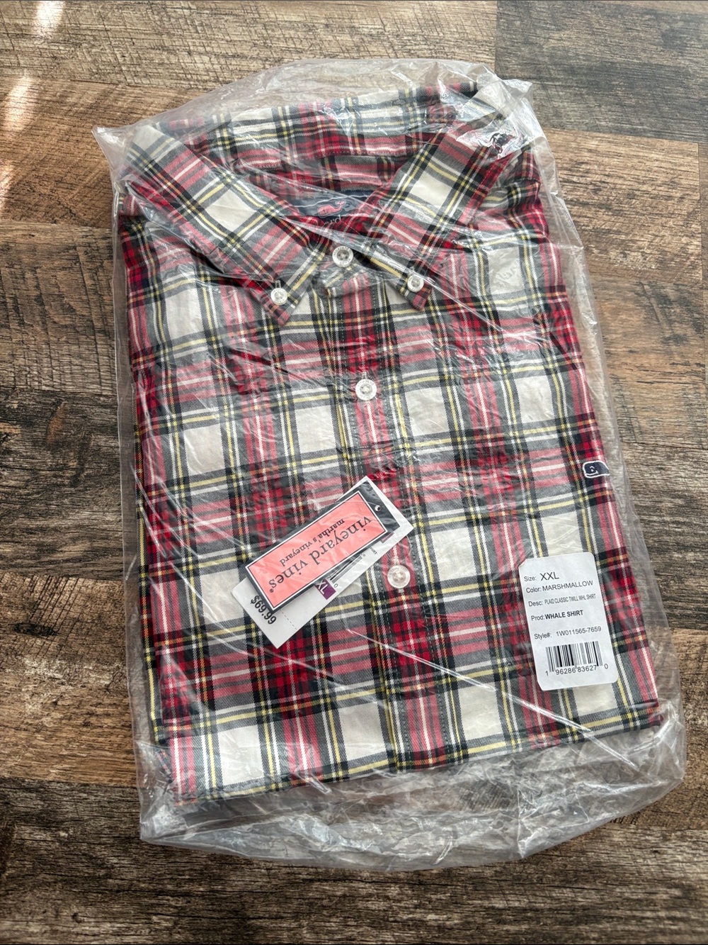Vineyard Vines Men's Plaid Button-Down Shirt